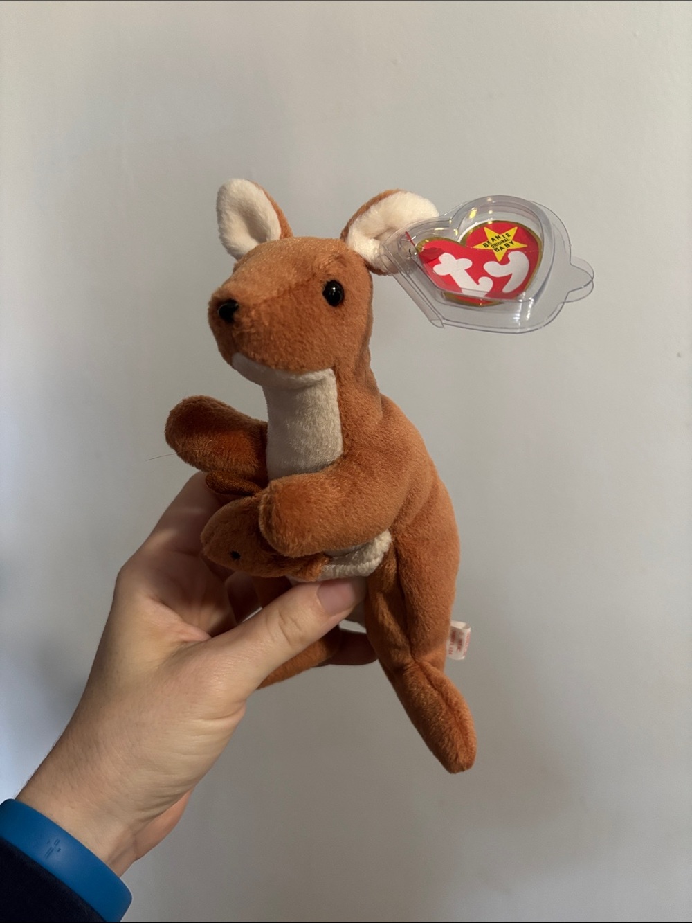 Ty Brown and Cream Kangaroo Plush